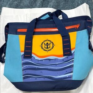 Royal Caribbean Blue and Yellow Insulated Tote Bag